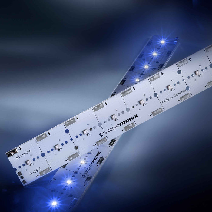 PowerBar V3 LED-Modul Aluminium 12x Osram Oslon SSL LEDs blau 470nm