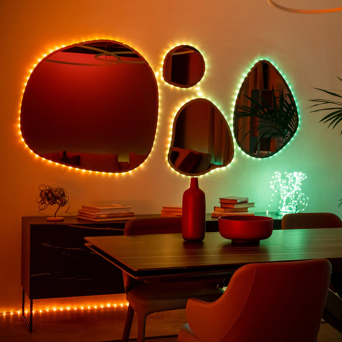 Twinkly Plus Dots LED-Lichterkette, RGB+W, 250 LEDs, appgesteuert, IP65