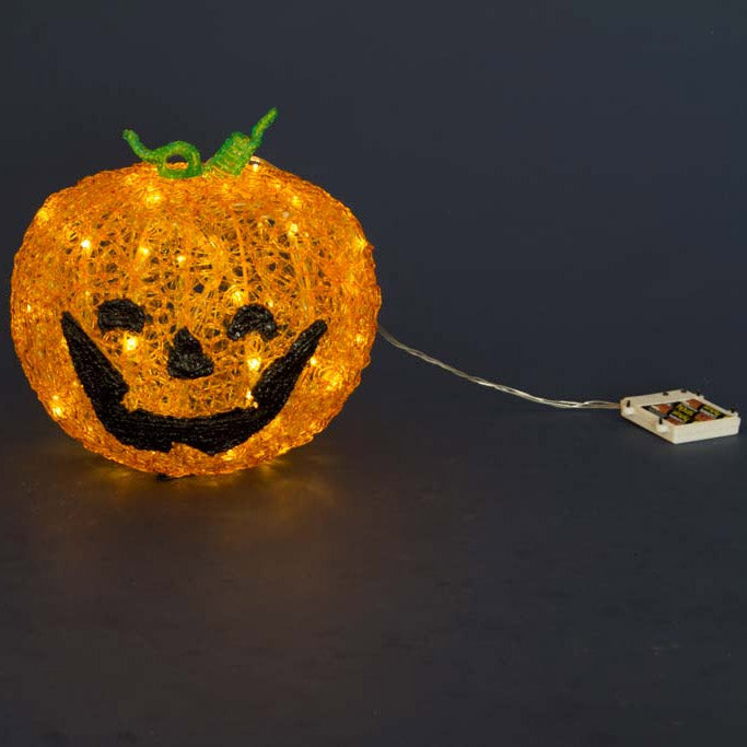 Lotti LED Kürbis, 80 weiße LEDs pic6