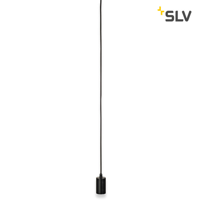 SLV FITU E27 Pendelleuchte rund schwarz pic5