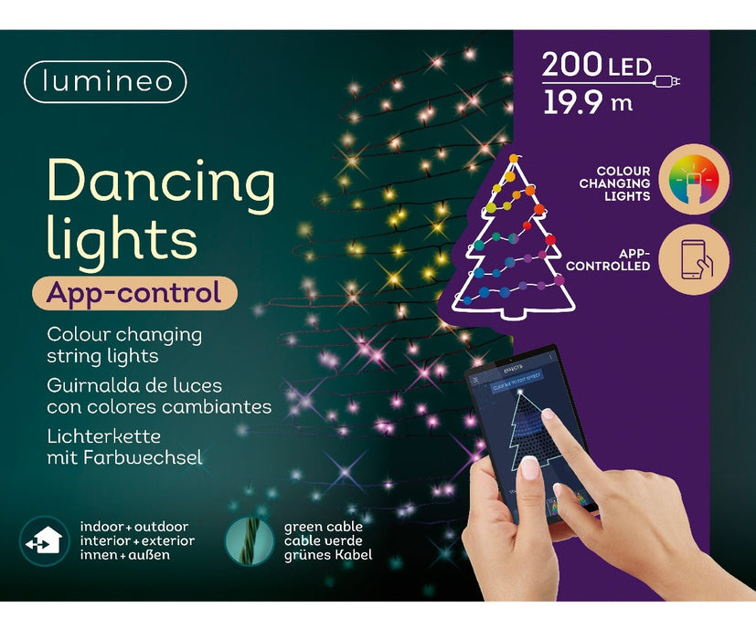 Lumineo LED-Lichterkette Dancing Lights, RGB, Multifunktion, appgesteuert pic4