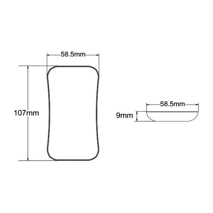 Optonica LED RGB/RGBW Ultradünne RF-Fernbedienung mit Touch-Farbrad pic2