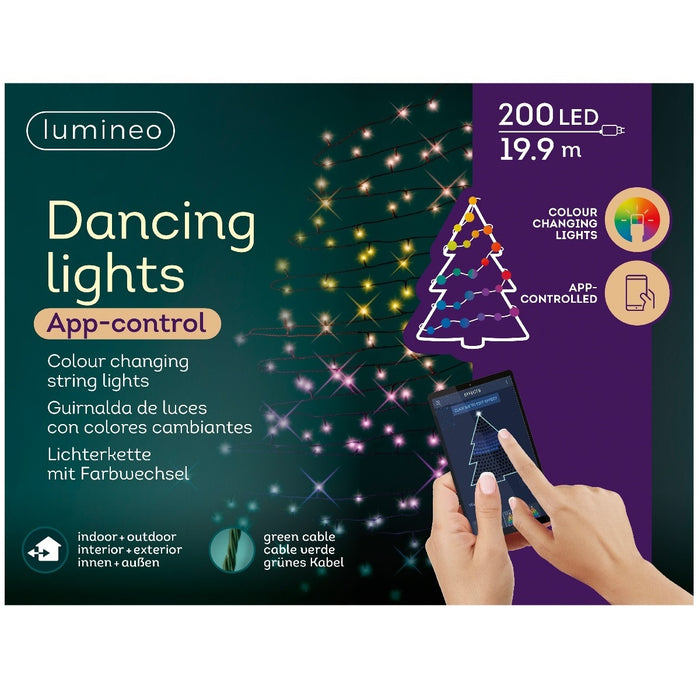 Lumineo LED-Lichterkette Dancing Lights, RGB, Multifunktion, appgesteuert pic6