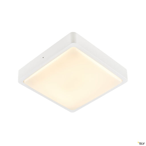 SLV LED-Deckenleuchte AINOS SQUARE, 3000-4000K, quadratisch, weiß, IP65, SLV LED-Deckenleuchte AINOS SQUARE, 3000/4000K, quadratisch, weiß, IP65 37800