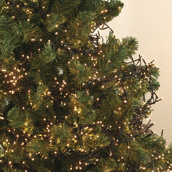 Lumineo LED-Lichterkette Cluster, warmweiß, 27m, 3000 LEDs, 8 Funktionen, IP44 pic5