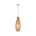 ESTO Pendelleuchte Swirl E27 D17 Holz 32769