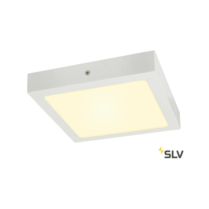 SLV SENSER CW 3000K LED-Deckenleuchte eckig weiß, SENSER 24, 1200 Lumen pic2 35713