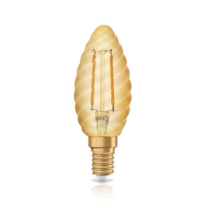 Osram LED VINTAGE 1906 CLBW GOLD12 non-dim 1,5W 824 E14 34966