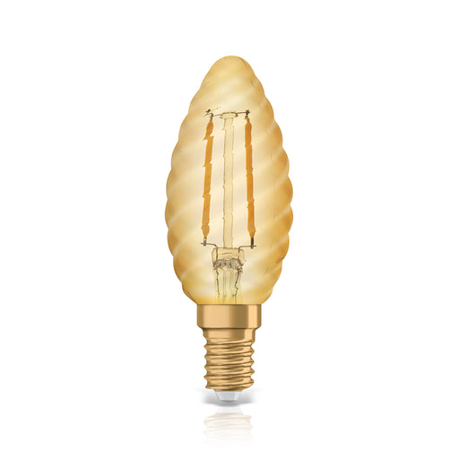 Osram LED VINTAGE 1906 CLBW GOLD12 non-dim 1,4W 825 E14 33329