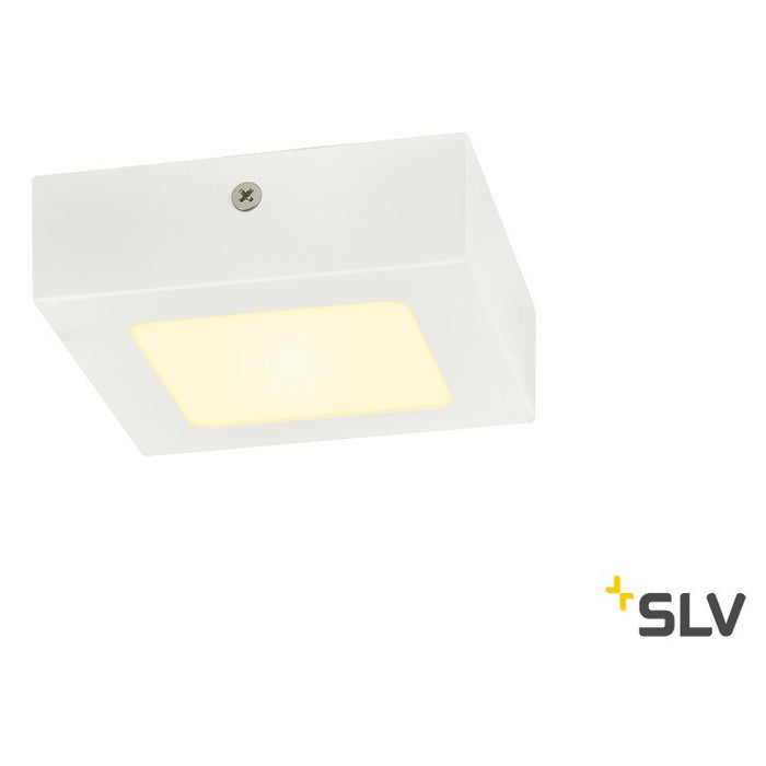 SLV SENSER CW 3000K LED-Deckenleuchte eckig weiß, SENSER 12, 480 Lumen 35714