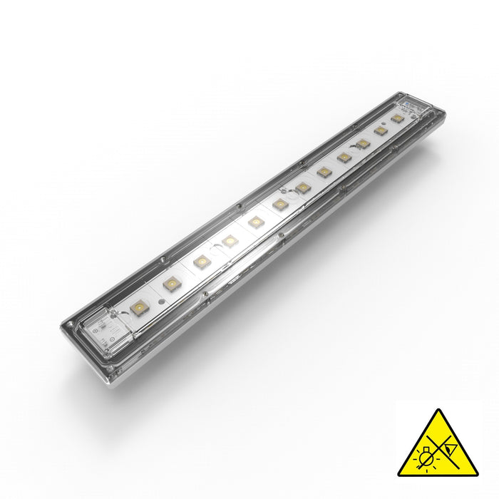 Violet UV-C LED-Modul, 275nm, 12 Seoul Viosys LEDs, 295x42mm, 450mA, 152mW pic2