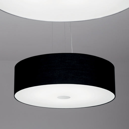 Ideal Lux WOODY SP5 Pendelleuchte, NERO pic2 43779