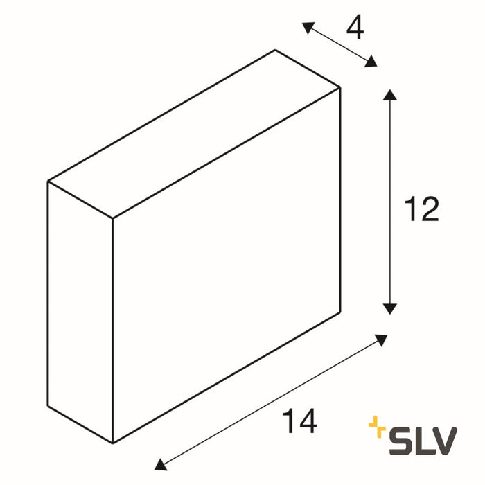 SLV QUAD FRAME LED-Wandleuchte, 2700K-3000K, weiß, TRIAC-dimmbar pic7