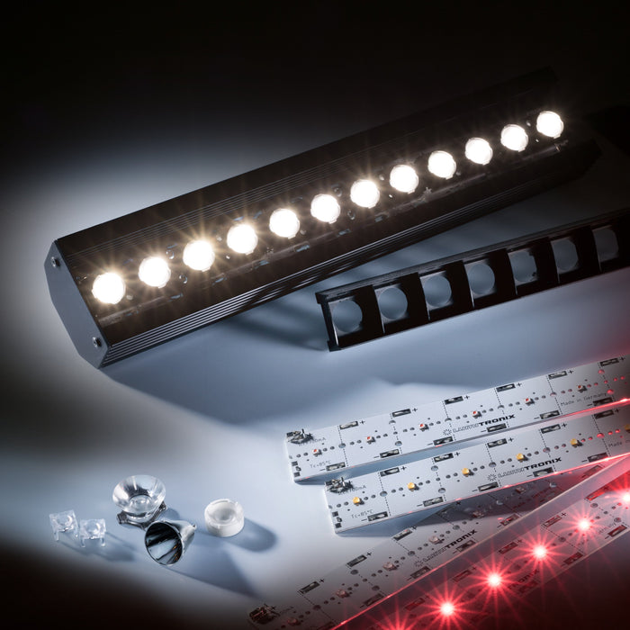 PowerBar V3 LED-Modul Aluminium 12x Osram Oslon SSL LEDs, PowerBar V3 LED-Modul Aluminium 12x Osram Oslon SSL LEDs tiefblau 455nm pic7 31605