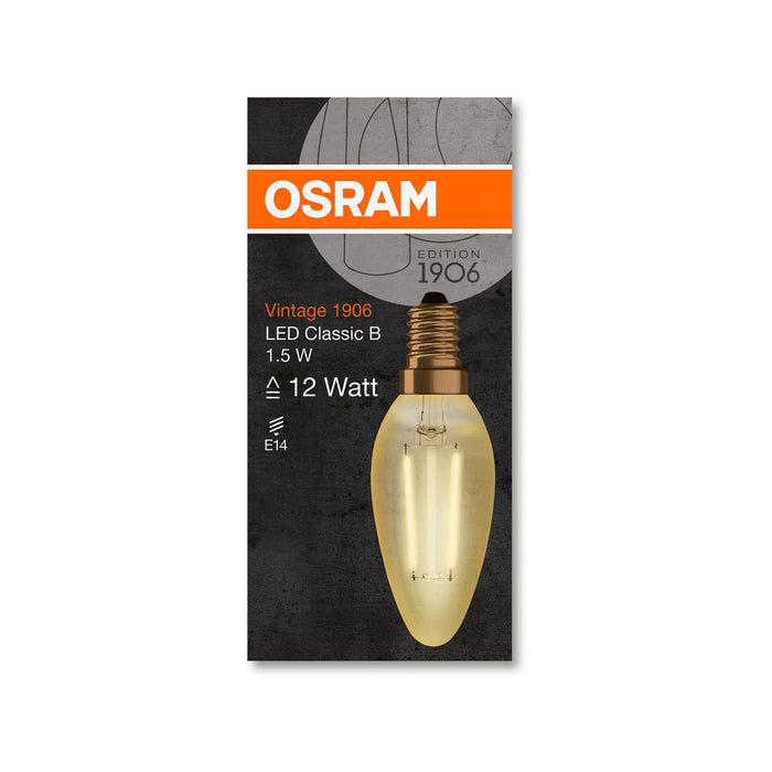 Osram LED VINTAGE 1906 CLB GOLD12 non-dim 1,5W 824 E14 pic2