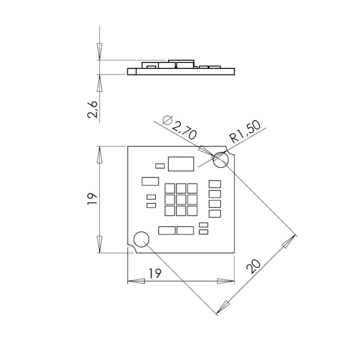 LEDIM/C6, Dim2Warm LED-Modul, 9 LEDs, 600lm, 4000-2000K pic3