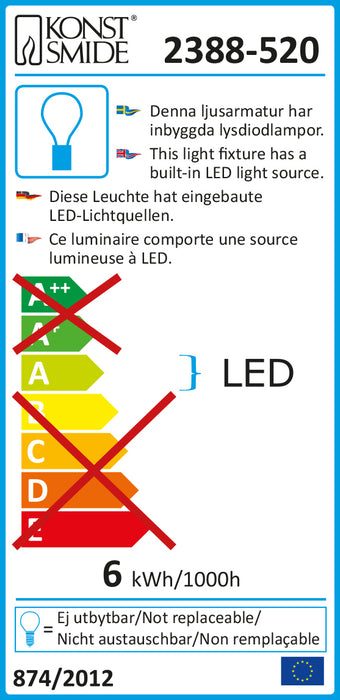 Konstsmide LED-Partylichterkette 10 bunte Lampen, 4,5 m pic7