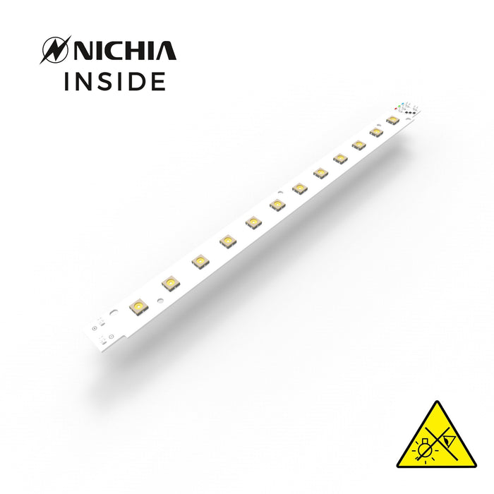 Violet UV-C LED-Modul, 280nm, 12 Nichia LEDs, 281 x 19,2mm, 1050mA, 840mW, Violet UVC LED-Modul, 280nm, 12 Nichia LEDs, 281 x 19,2mm, 1050mA, 840mW 37201